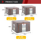 1.4KG Grey Fabric Storage Boxes With-Deksels, van de de Stoffenkubus van Sonsill Geurloze de Opslagbak